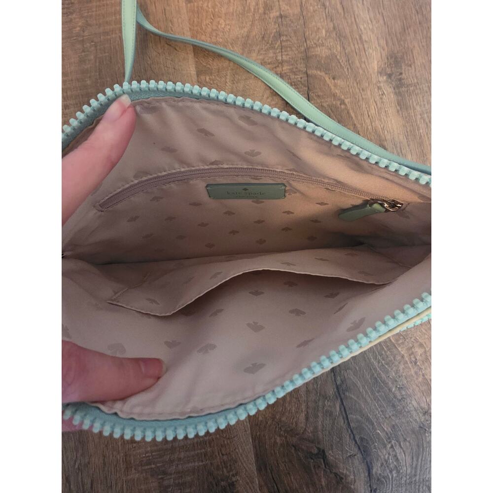 Kate Spade Jade Degrade Green Ombre Crossbody Purse - Picture 5 of 11